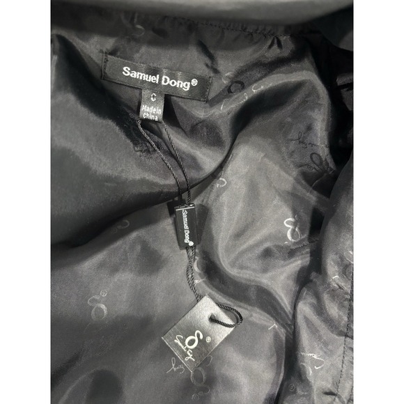 NEW Samuel Dong Quilted Cropped Jacket Size S Black White Grid Print Avant-garde - Picture 5 of 8